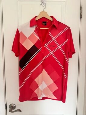 Sligo Men's Red Performance Polo Shirt - Size M